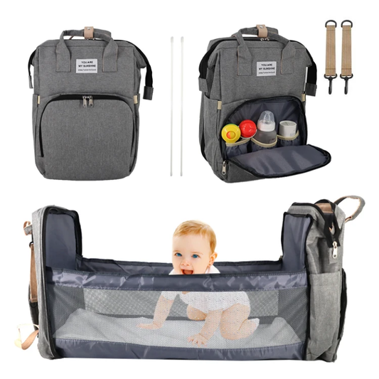 Quilted Deluxe Diaper Bed Bag