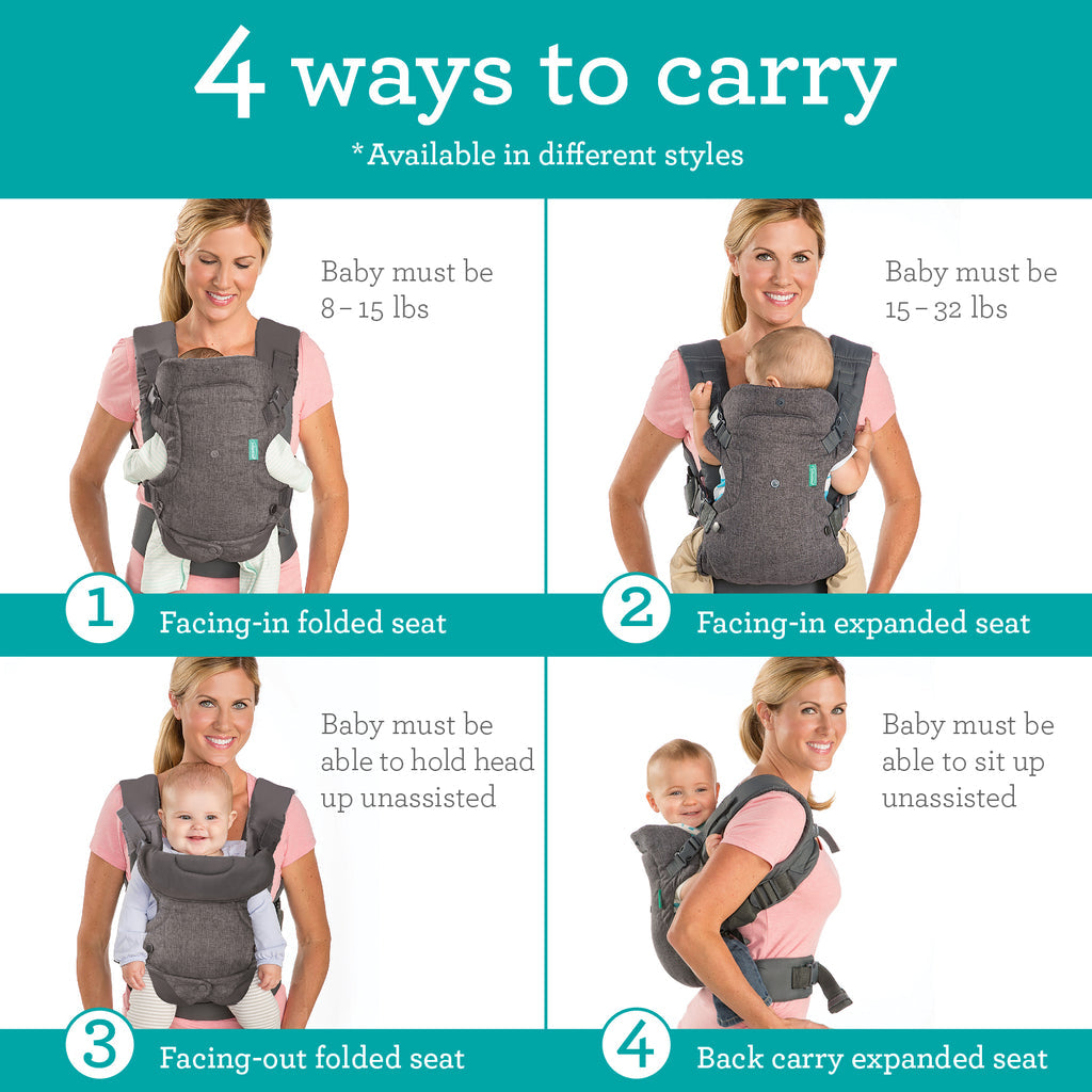 ComfortFit™ Ergonomic Baby Carrier – Breathable, Adjustable & Newborn-Friendly