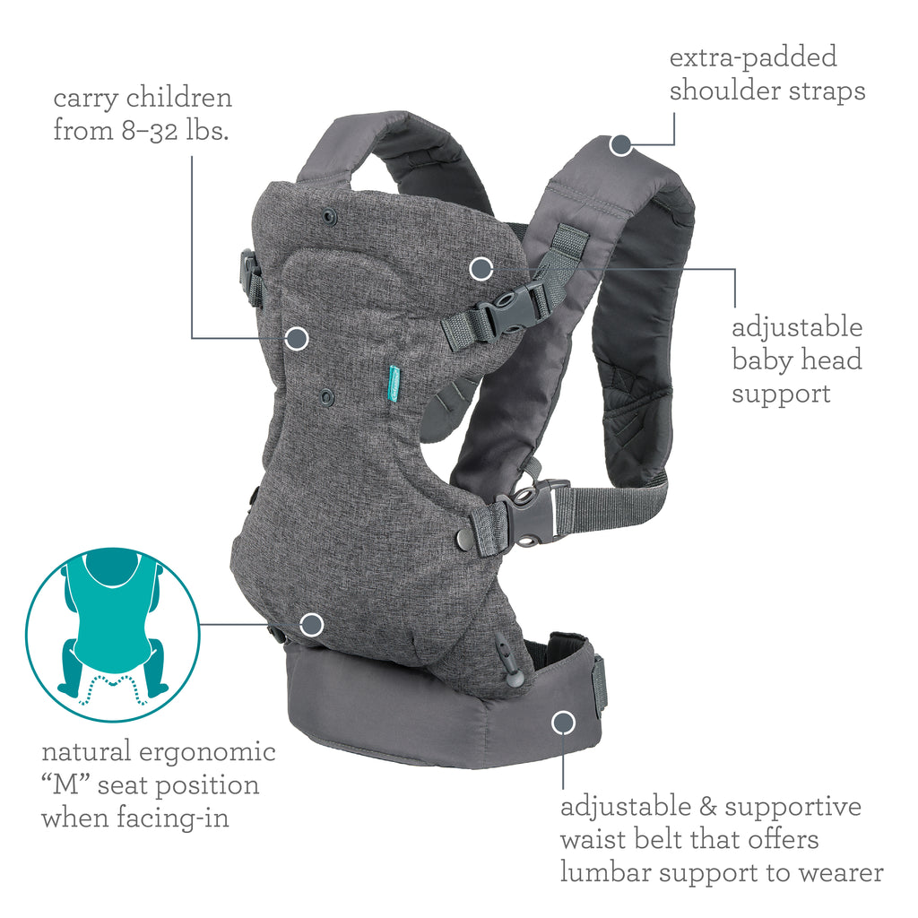 ComfortFit™ Ergonomic Baby Carrier – Breathable, Adjustable & Newborn-Friendly